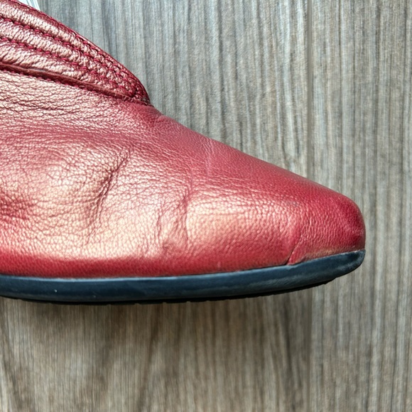 Softinos Red Leather Wedge Ankle 👠 | 8.5 - Picture 3 of 10